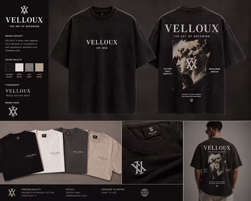 Cover image for Apparel Brand — Brand Identity
