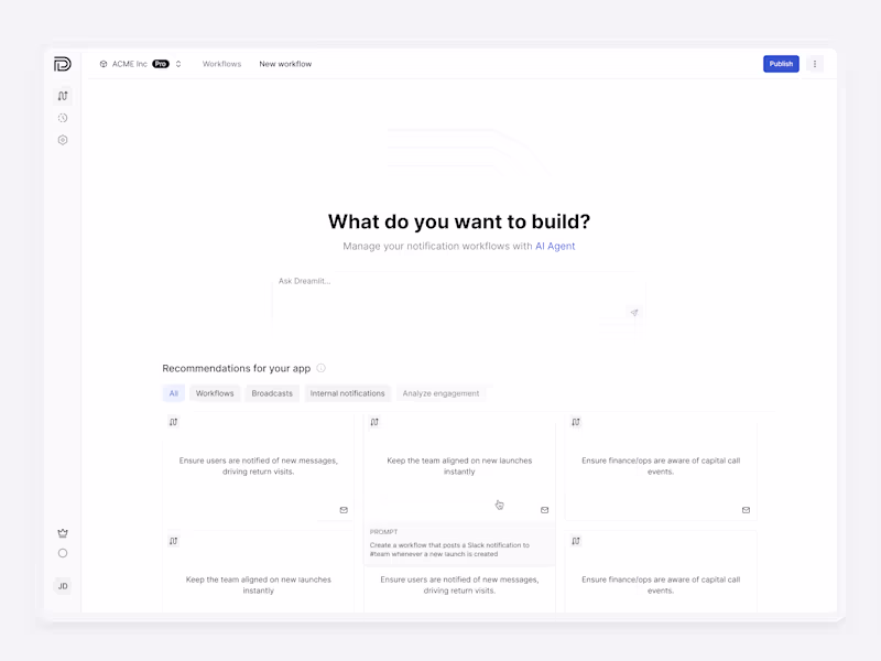 Cover image for B2B SaaS | AI Workflow Builder for email automation