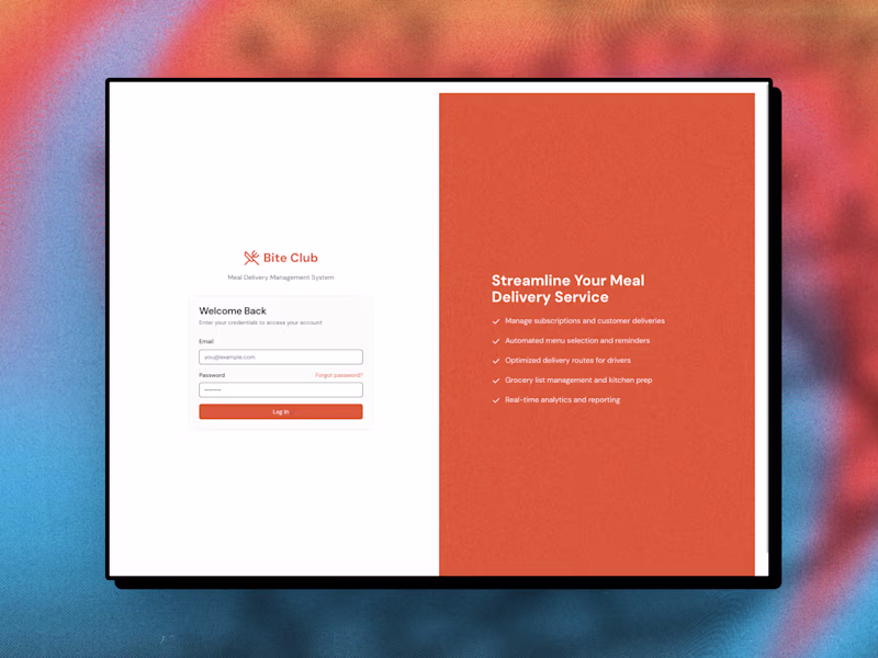 Cover image for Development of Bite Club CRM Platform