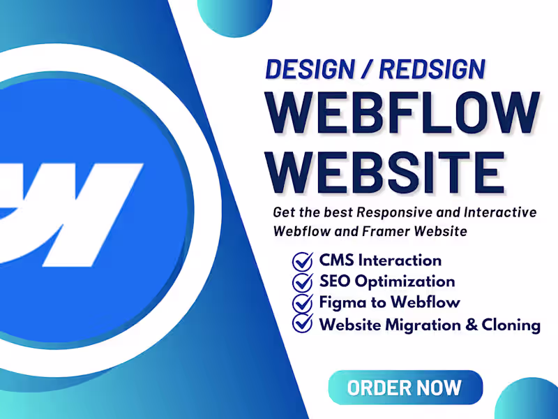 Cover image for I will create interactive website website 