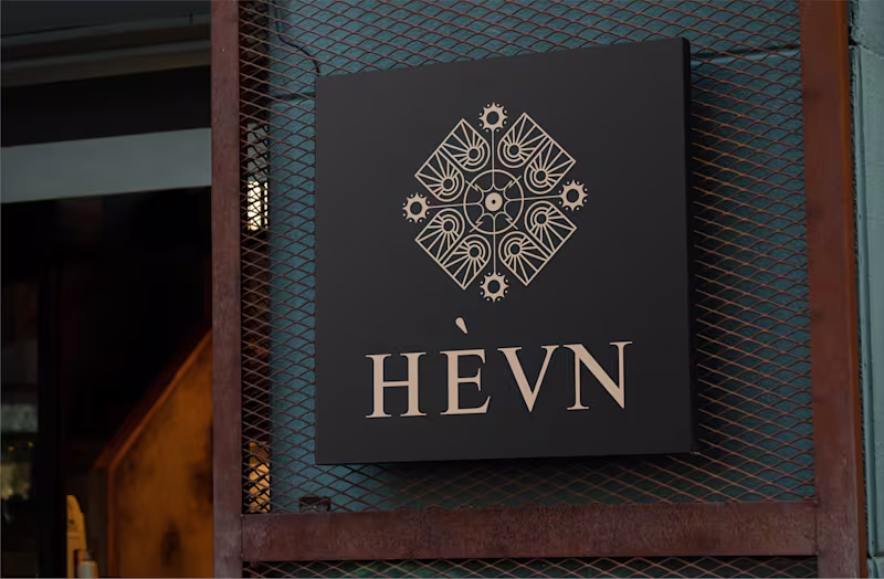 Cover image for Restaurant Branding | "The HEVN" Brand Identity