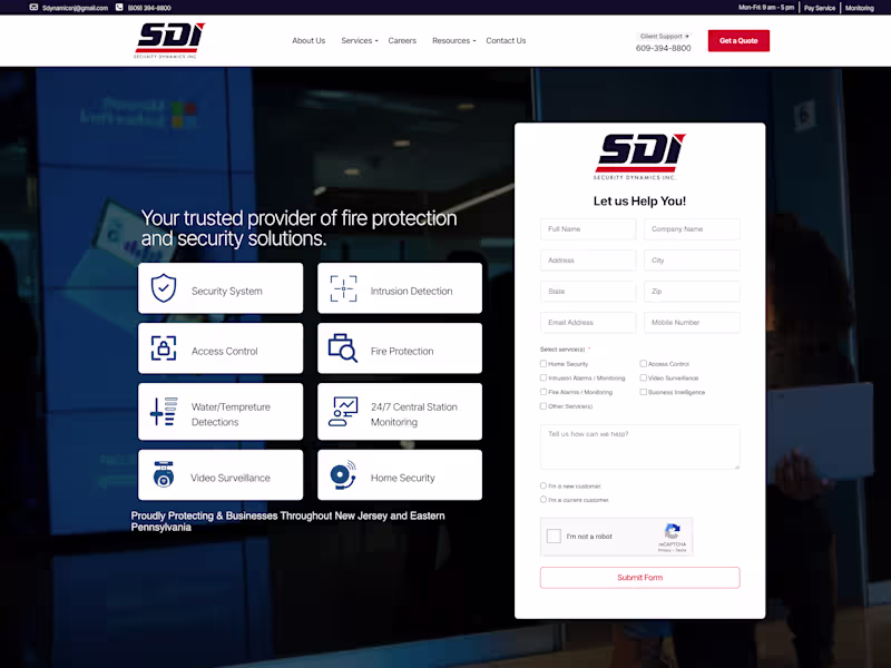 Cover image for Creating Digital Presence For Security Solution Provider