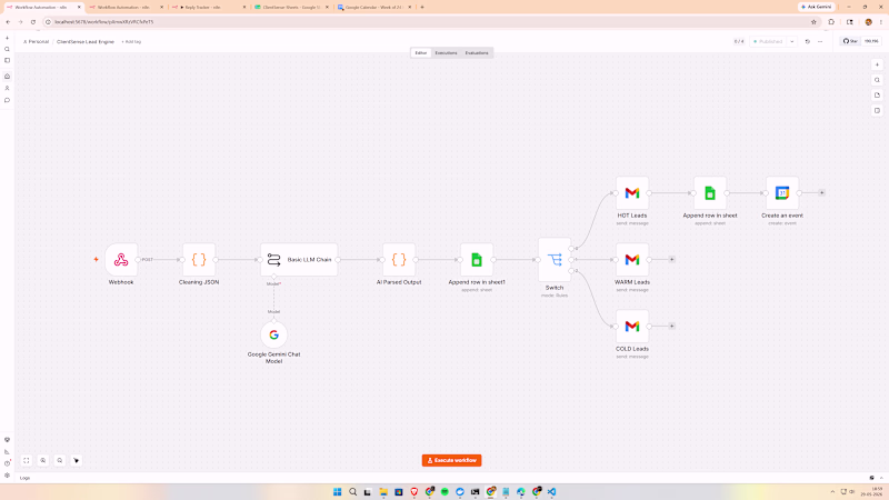 Cover image for AI-Powered Lead Qualification & CRM Automation System