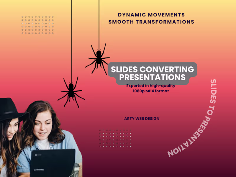 Cover image for Converting Presentation to Video Format
Designed