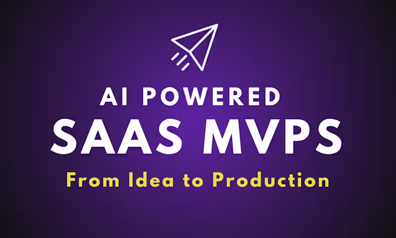 Cover image for SaaS MVP Web App Development with AI Integration