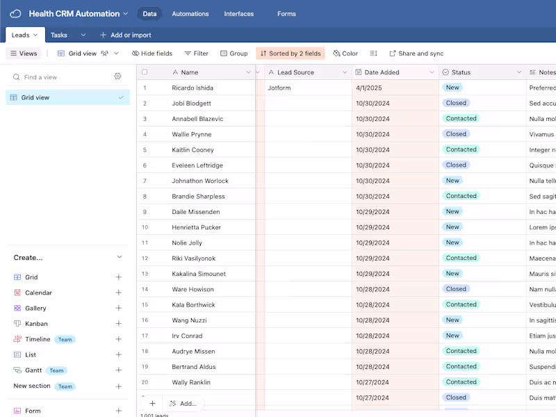 Cover image for Lead Onboarding Automation for CRM Integration 