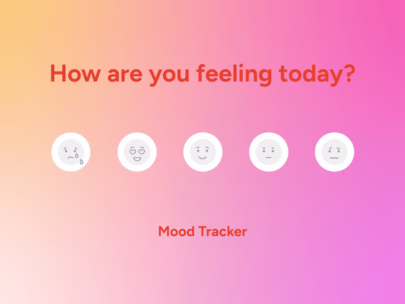 Cover image for Mood Selector Animation