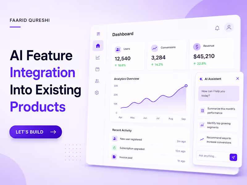 Cover image for AI Feature Integration Into Existing Products