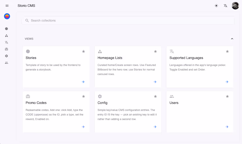 Cover image for Storio Backoffice