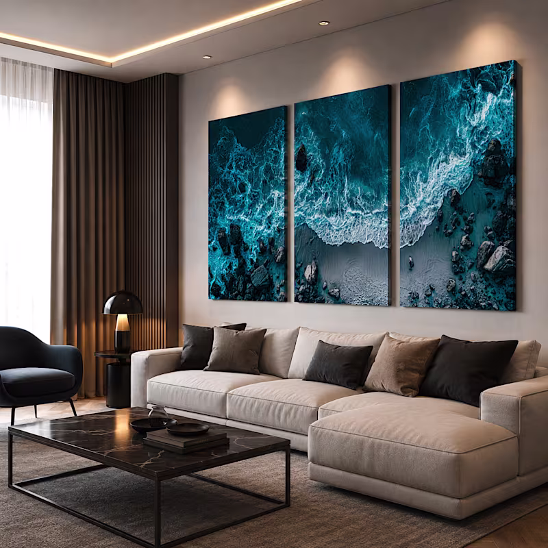 Cover image for 3-Panel Canvas Art Set —