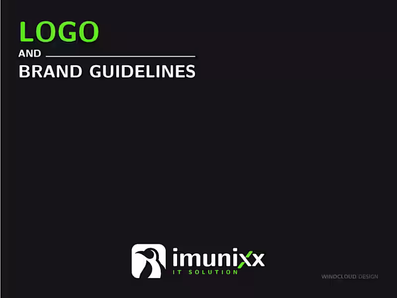 Cover image for Logo Design and Brand Guidelines for Imunixx