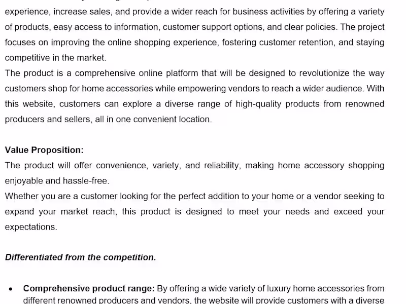 Cover image for A product requirement document (PRD) for an e-commerce startup