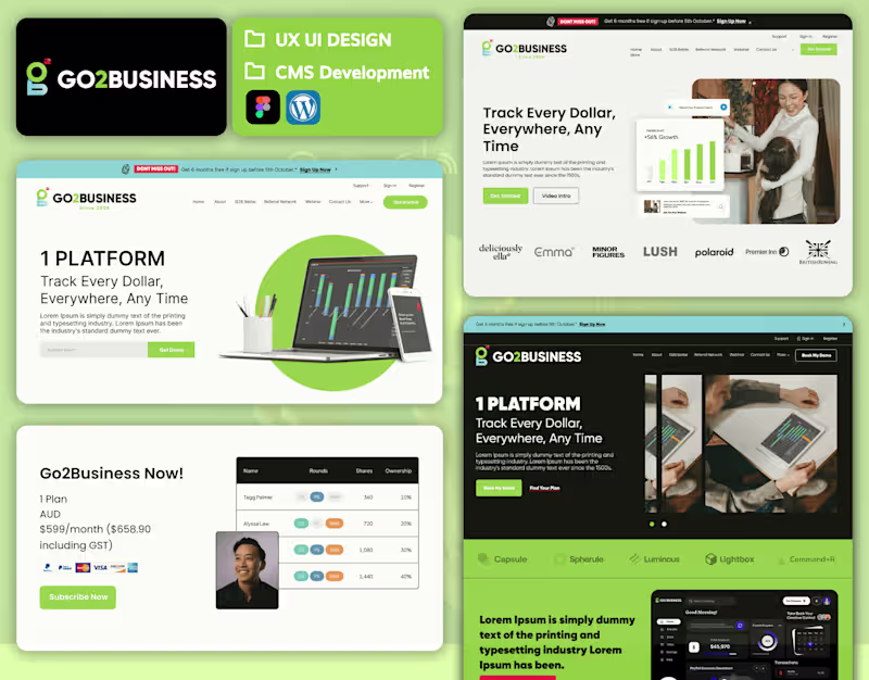 Cover image for IT Consultant Website Design & CMS Development