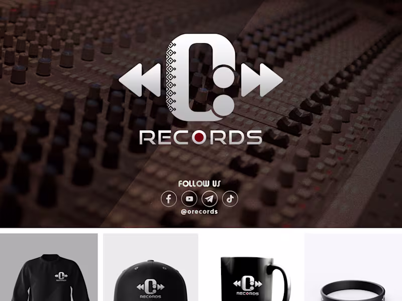 Cover image for O Records | Logo and Brand Identity Design