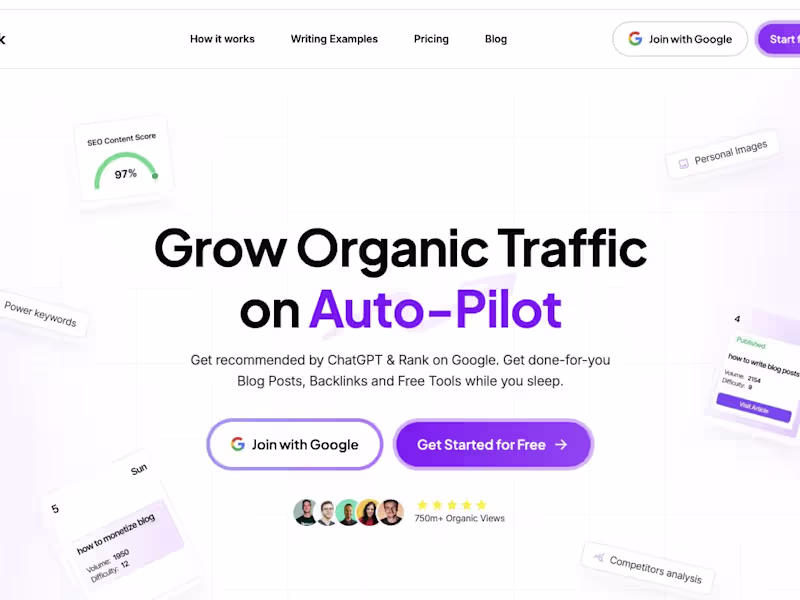Cover image for Outrank — AI SEO SaaS Platform