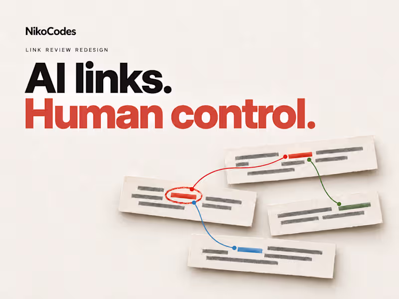 Cover image for NikoCodes: Visual Review for AI-Suggested Links