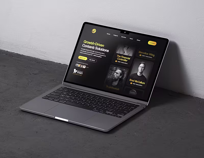 Cover image for PINNAKLE MEDIA — WEBSITE & BRANDING In early 2025, Prateek a...