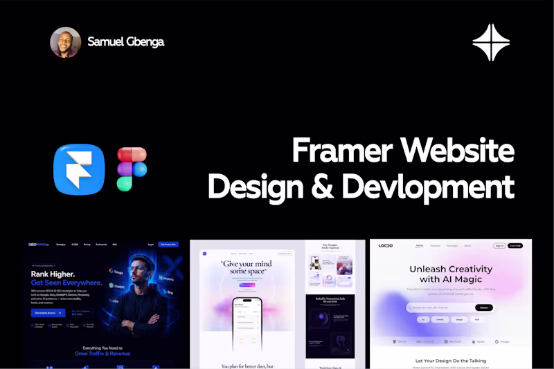 Cover image for Framer Website Design & Devlopment