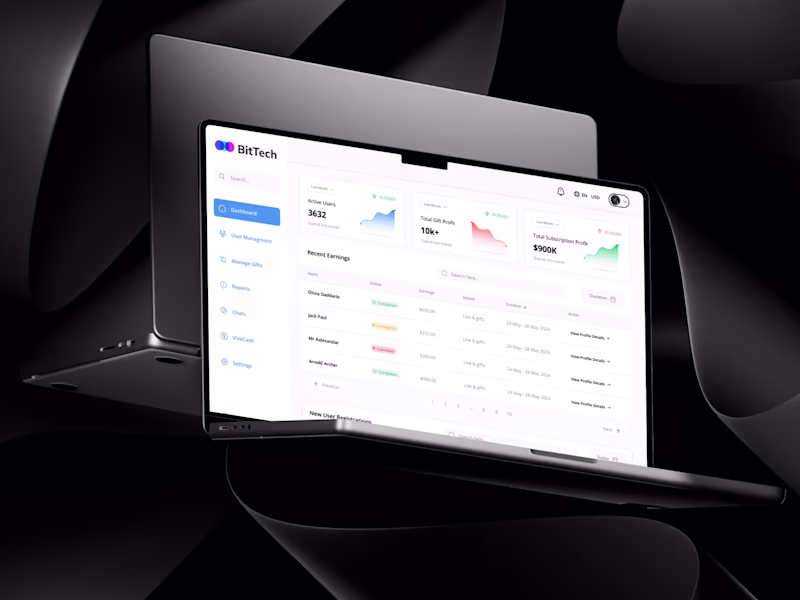 Cover image for SaaS Dashboard & Web App Design
