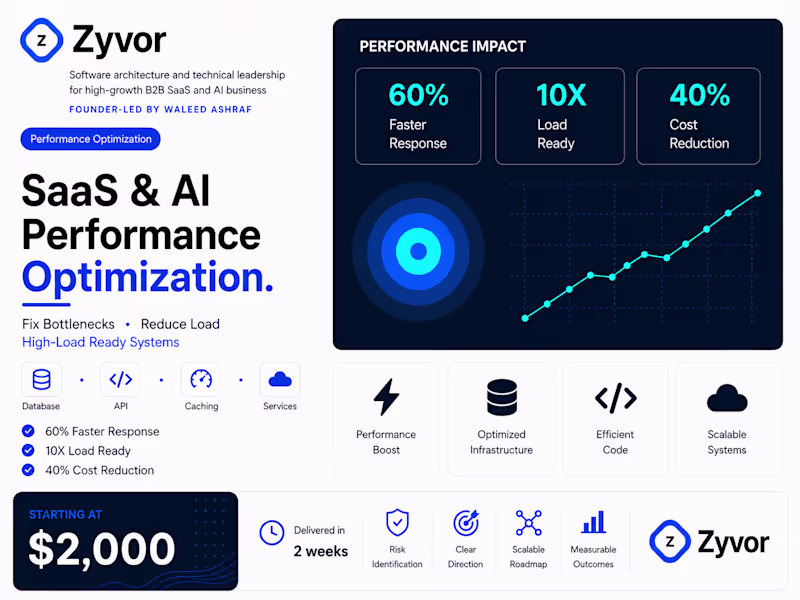 Cover image for SaaS & AI Performance Optimization