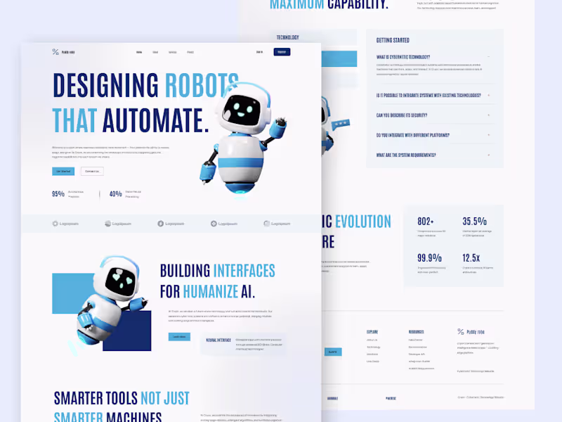 Cover image for AI Automation SaaS Landing Page