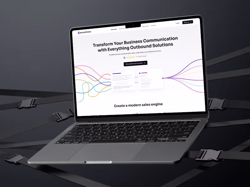 Cover image for Saas Website page redesign - data algorithm