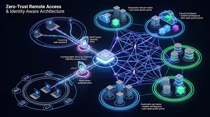 Cover image for Zero-Trust Remote Access & Identity-Aware Architecture