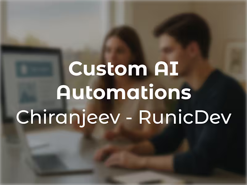 Cover image for AI Automation