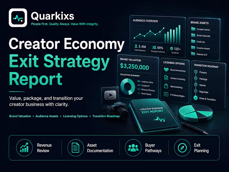 Cover image for CREATOR ECONOMY EXIT STRATEGY REPORT