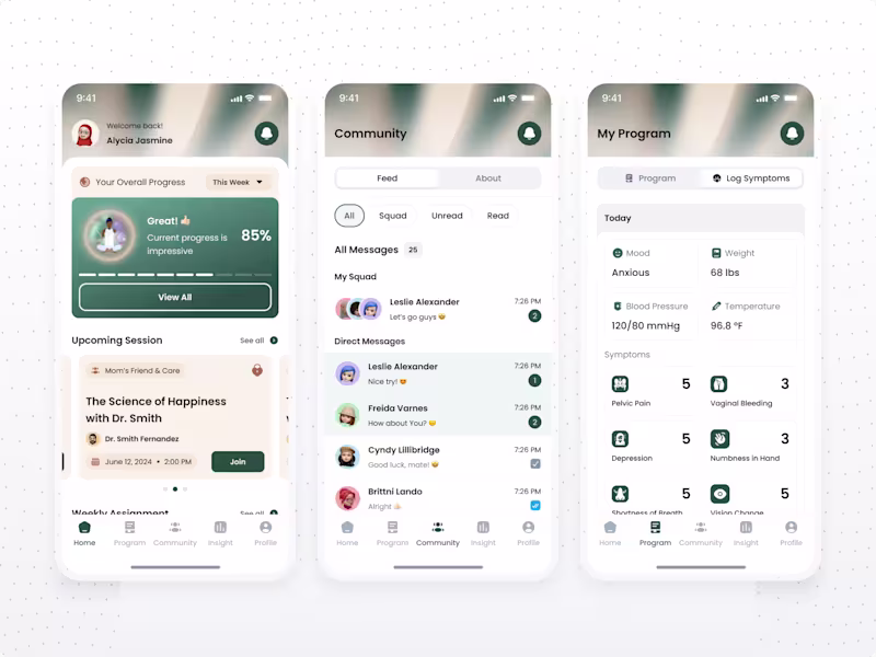 Cover image for MyLUA Health Mobile Apps UI Design