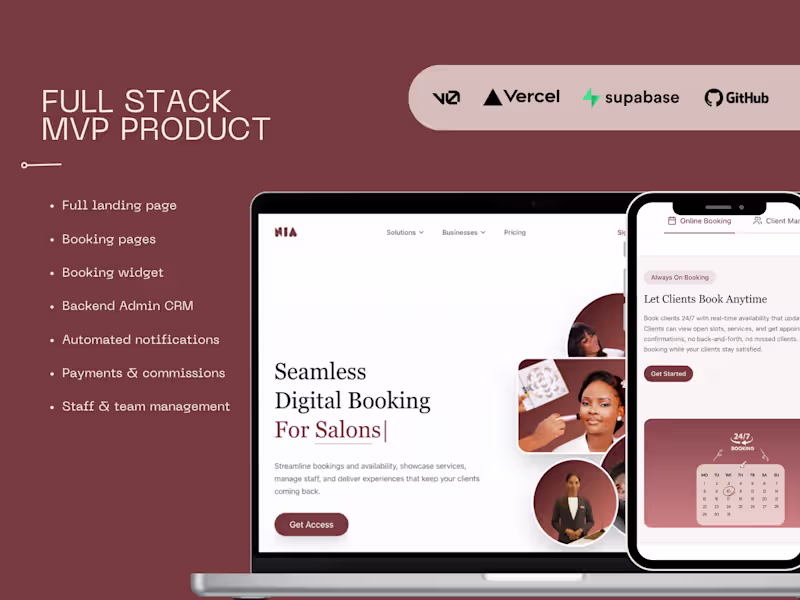 Cover image for An modern and full-stack website