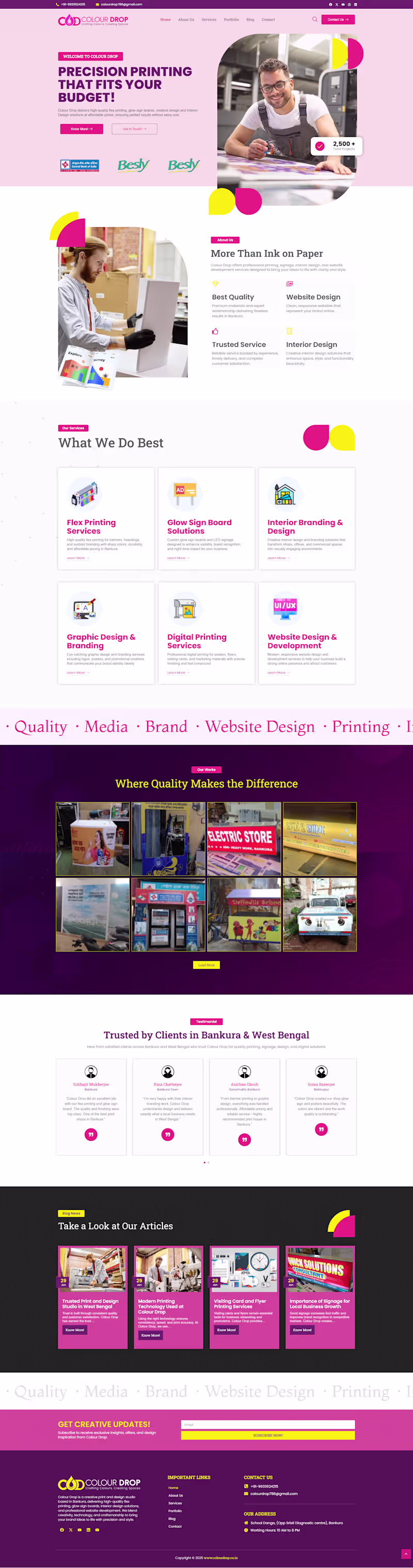 Cover image for Website Development
