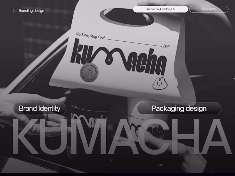 Cover image for Brand Identity and Packaging Design for KUMACHA