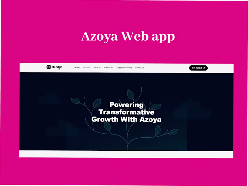 Cover image for Azoya

Project description

Azoya is a modern