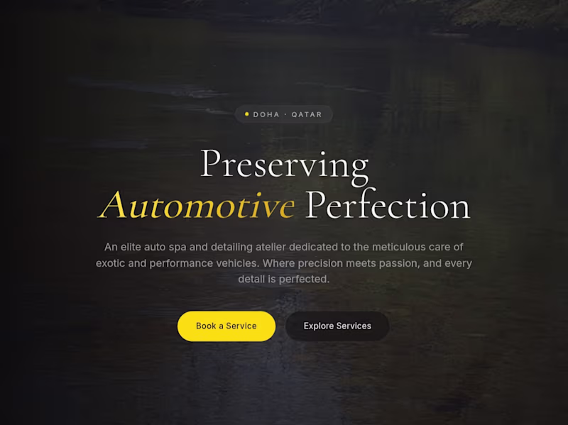 Cover image for Luxury Auto Spa & Detailing