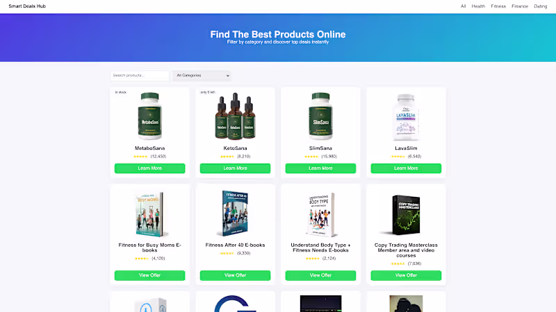 Cover image for Smart Deals Hub | Affiliate