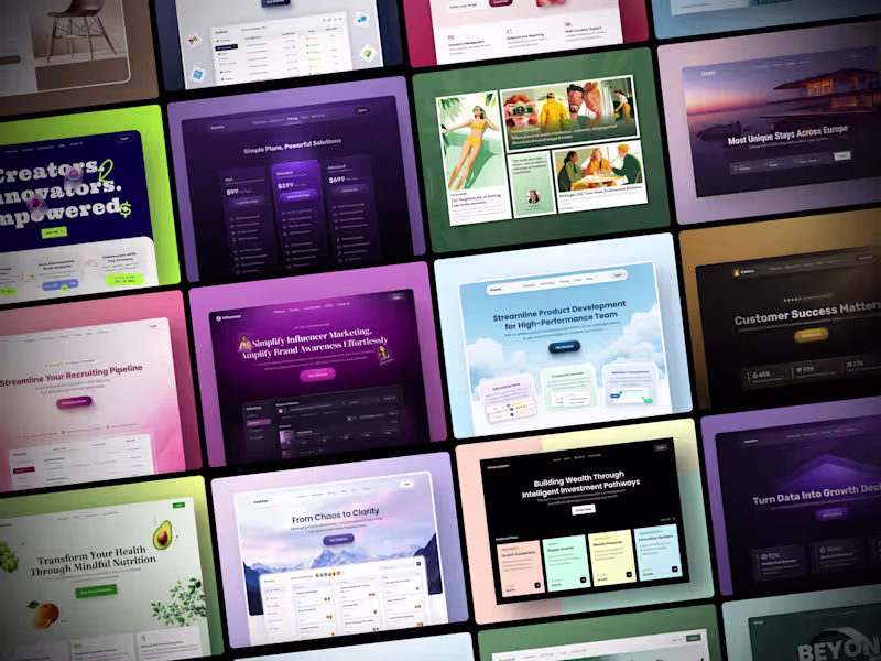 Cover image for Landing Page Collection 1