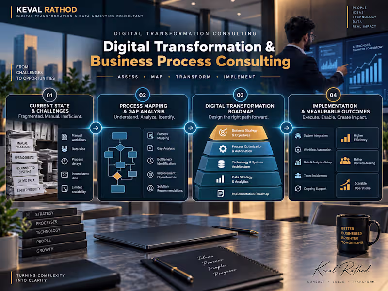 Cover image for Digital Transformation & Business Process Consulting