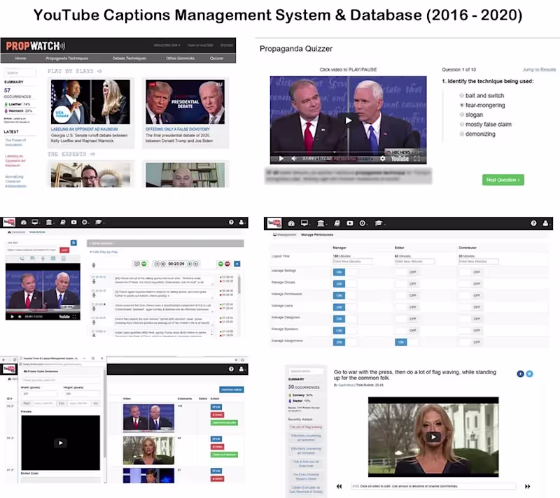 Cover image for YouTube Captions Management System
A custom