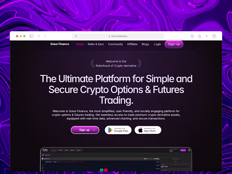 Cover image for Solus Finance - Website redesign