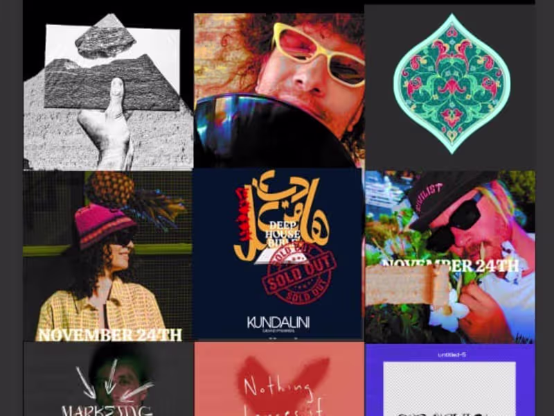Cover image for Music festivals, Movies, Artists Posters
