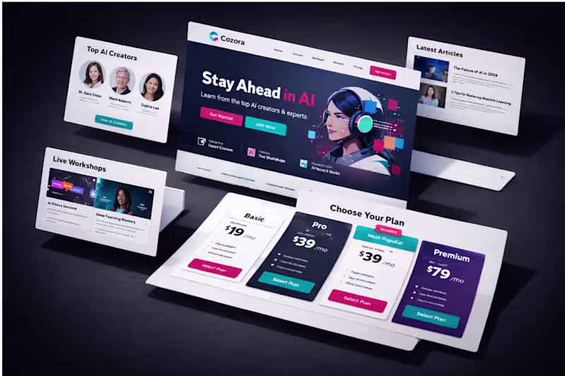 Cover image for SaaS Dashboard & Website Design