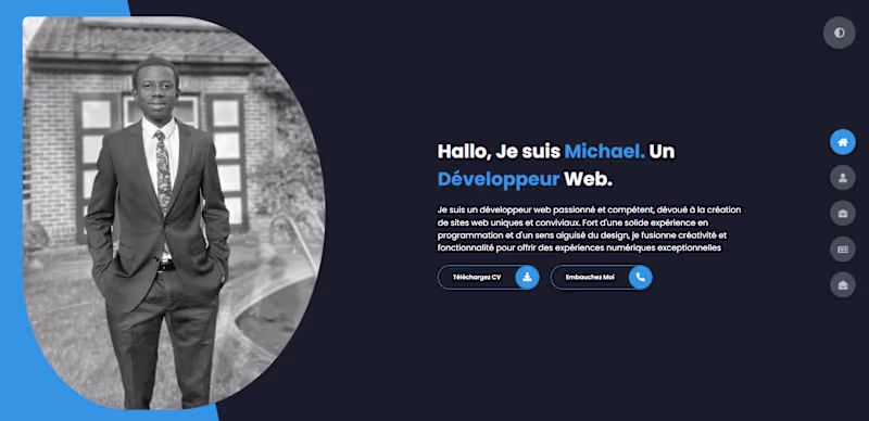 Cover image for Just hardcoded my portfolio website check it out