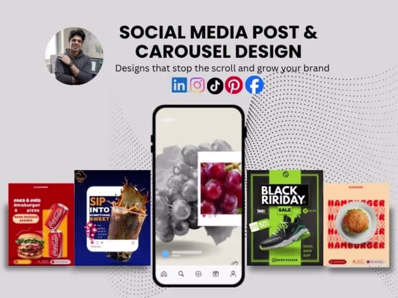 Cover image for Social Media Post & Carousel Design