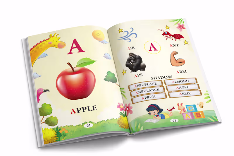 Cover image for Children's Educational Book Design —