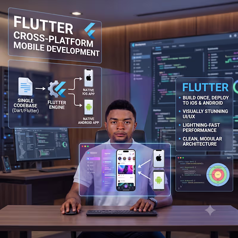 Cover image for Cross-Platform Mobile App Development (Flutter)