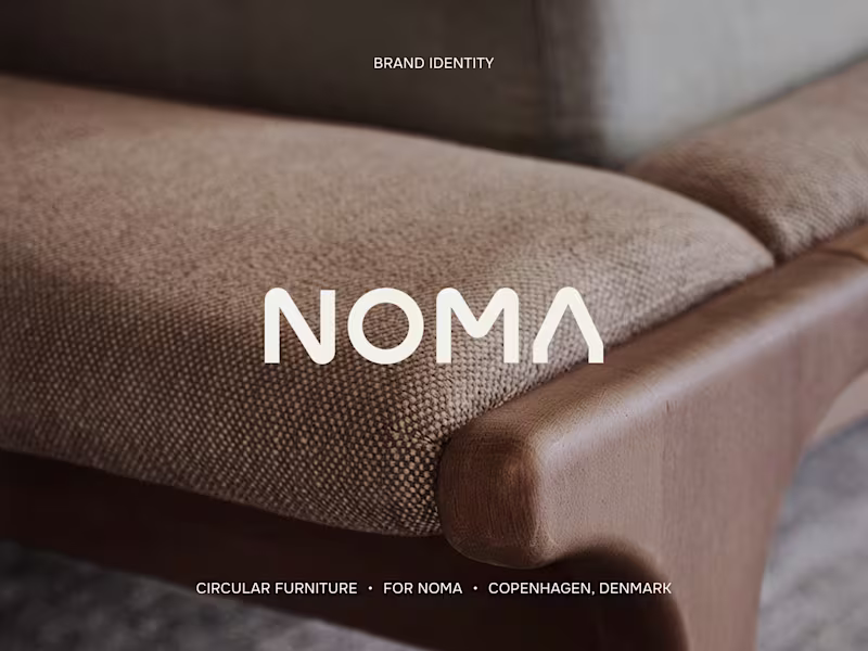 Cover image for NOMA | Furniture Brand Identity

NOMA