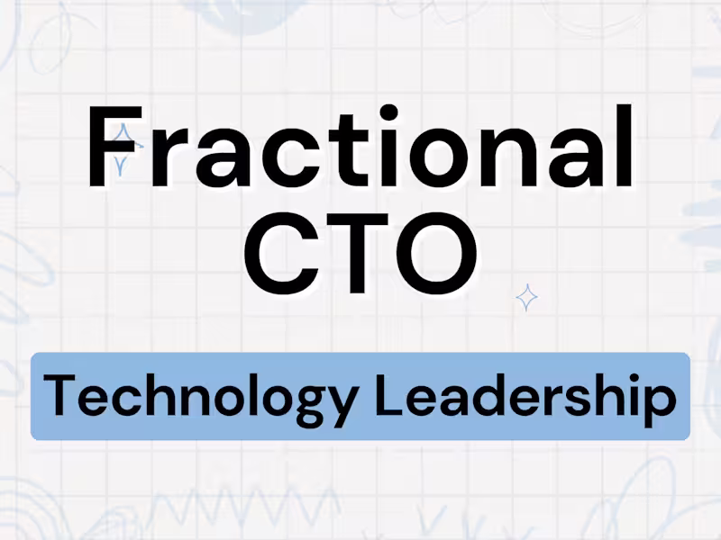 Cover image for Fractional CTO