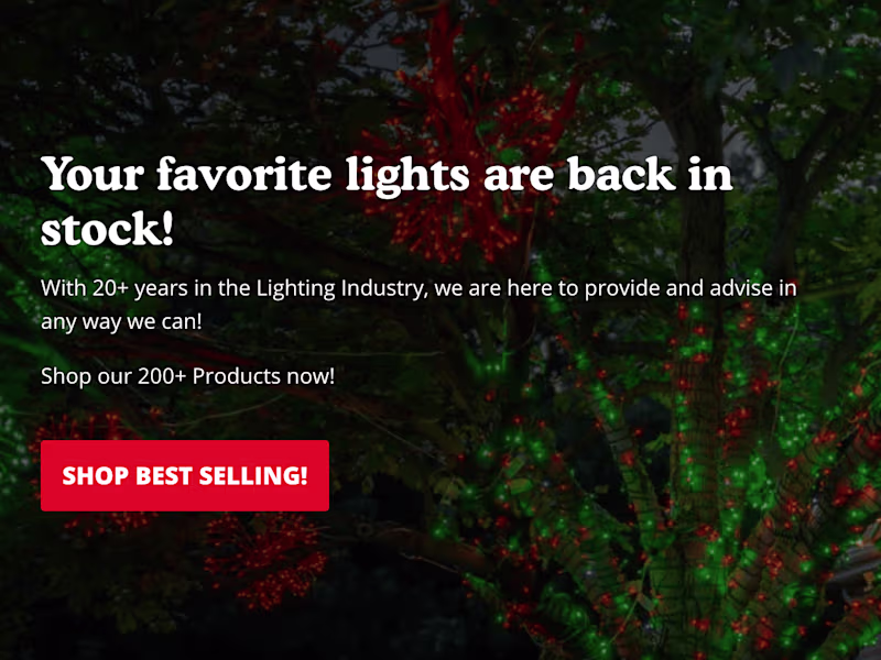 Cover image for Lights for Christmas
