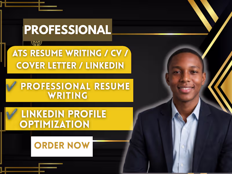 Cover image for Job-Winning, Resume Writing Service